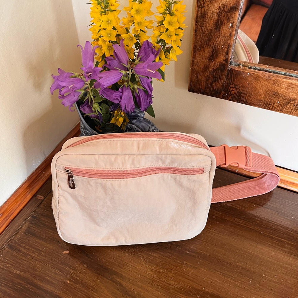 Stylish Cream and Pink Women's Bag by 31 Gifts